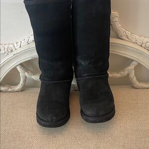 Classic Black Suede uggs Winter Boots